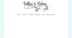 Desktop Screenshot of belliesandbabies.ca